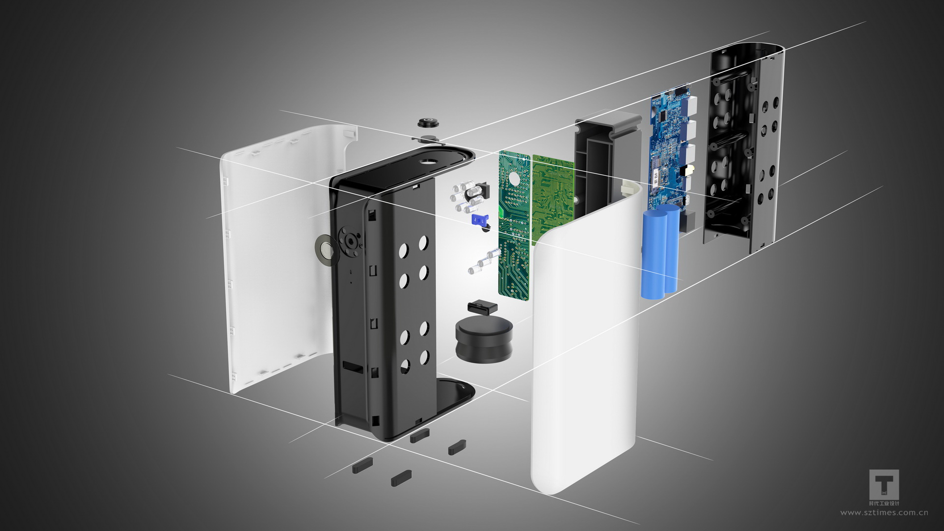 深圳智能家居主机设计、智能家居控制主机外观结构设计、产品外观设计一公司