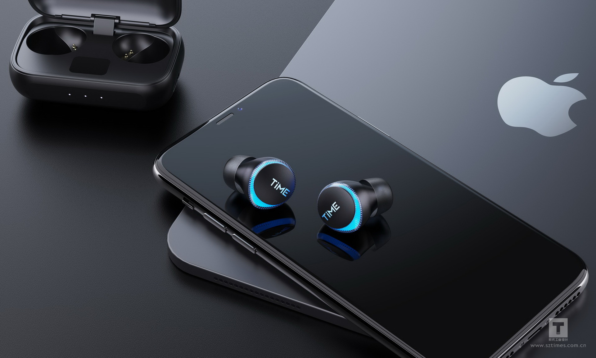 TWS蓝牙运动耳机外观设计、深圳耳机设计公司、外观设计、工业设计公司